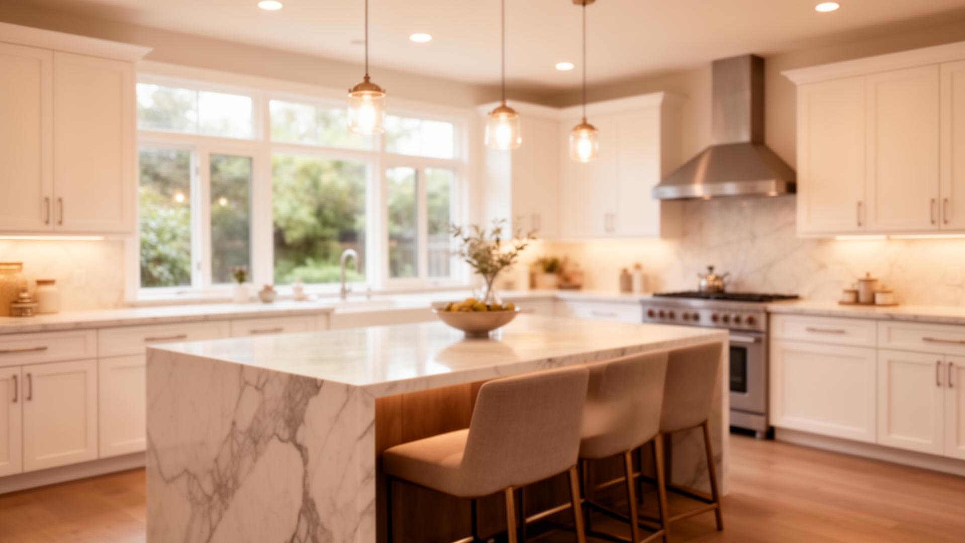 Pristine East Bay kitchen cleaned by Anchor